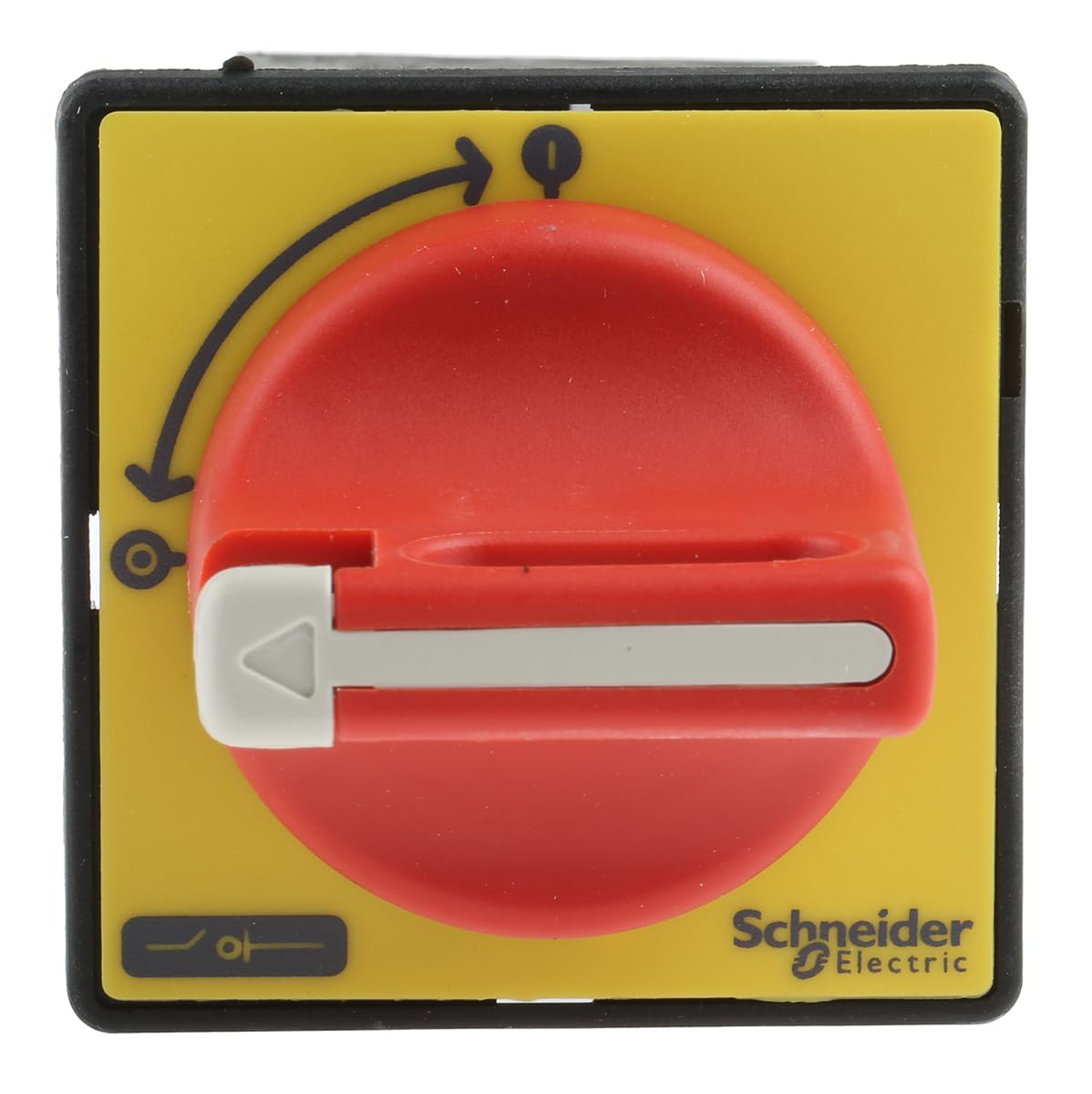 Schneider Electric TeSys VARIO - Emergency Stop Switch Disconnector, for Door Mounting, 3 Pole, 12A, 3NO, IP65 Rated, Padlockable Operating Handle, VCDN12