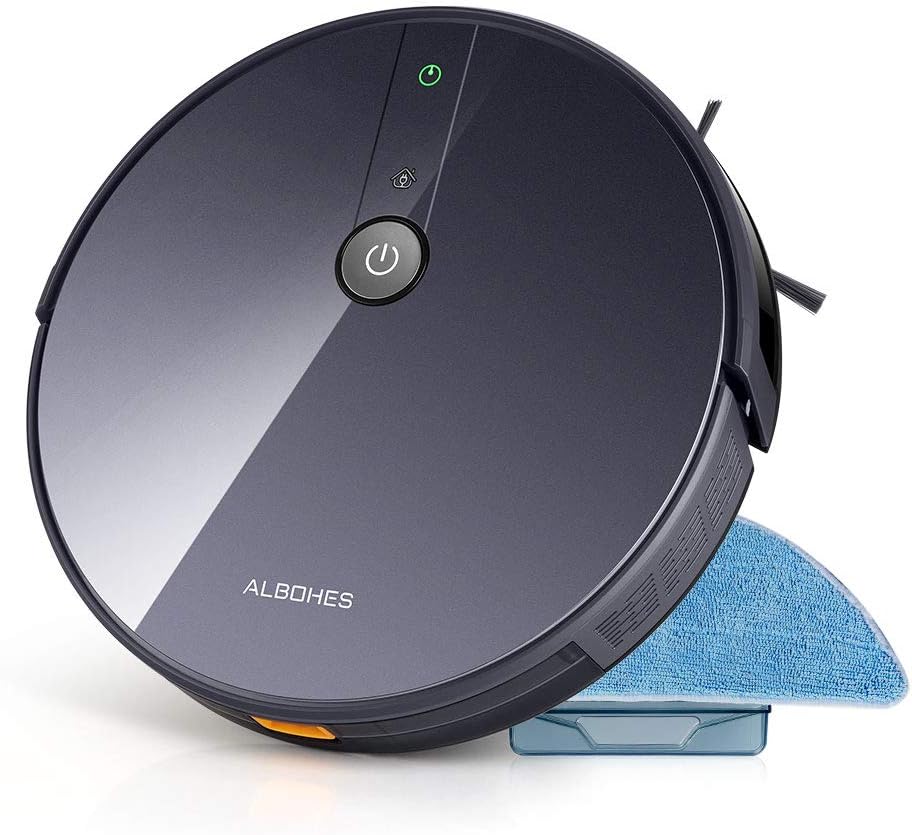 ALBOHES Robot Vacuum and Mop, 1800Pa Ultra Strong Suction Robotic