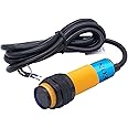 BOJKEON M18 Photoelectric Sensor Switch Proximity Switch, E3F-DS30C4 Diffuse Reflection Sensor Optical,6-36VDC NPN NO Proximity Switch Inductive Distance 300MM