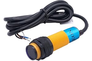 BOJKEON M18 Photoelectric Sensor Switch Proximity Switch, E3F-DS30C4 Diffuse Reflection Sensor Optical,6-36VDC NPN NO Proximity Switch Inductive Distance 300MM