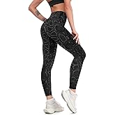Cerburny Women's Athletic Workout Leggings High Waisted 4-Way Stretch Yoga Pants Running Shorts Exercise Pants