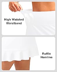 Soothfeel Women's Swim Skirt with Pocket High