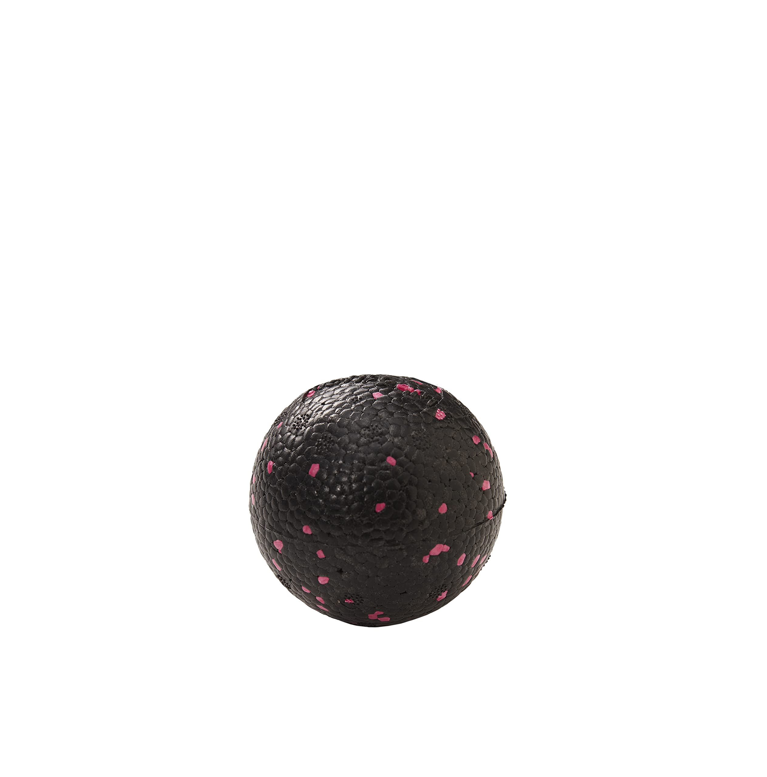 Actifoam Lacrosse Massage Ball Hand Foot Firm Stimulating Massage Ball Small Ball 8 cm Diameter (Black + Pink)
