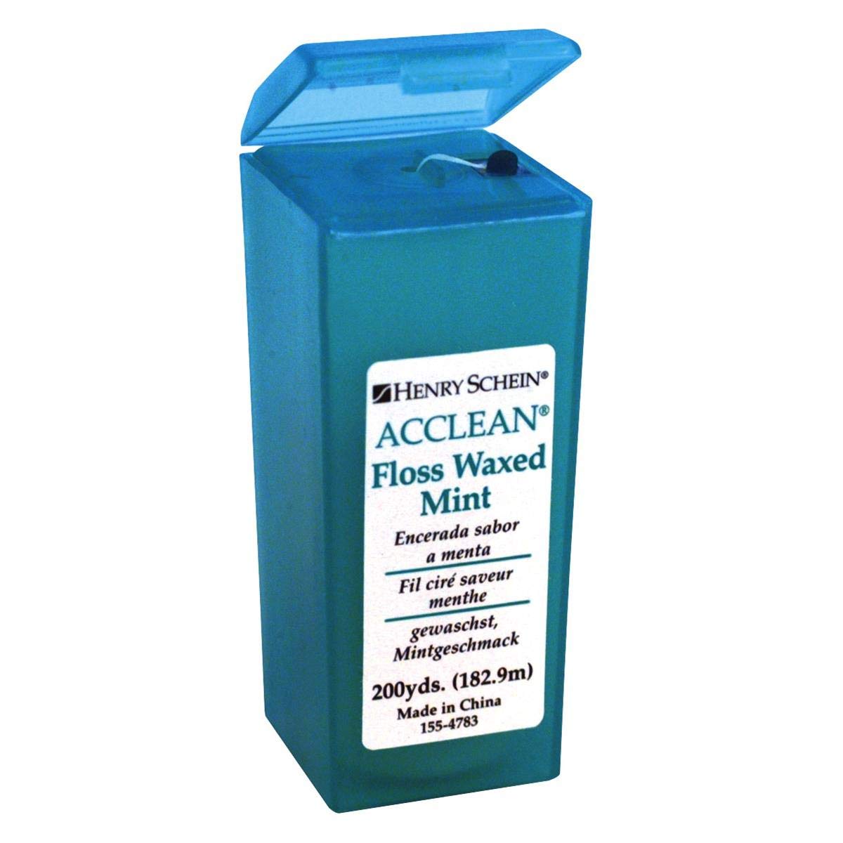 Acclean Dental Floss Waxed Mint 200yd/ 183 m