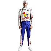 Xelyelmo Ricky Bobby Costume Talladega Nights Jumpsuit Wonder Bread Costume Cosplay Party