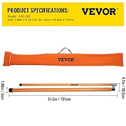 VEVOR Load Height Measuring Stick, 15' Sturdy