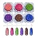 NICOLE DIARY 6 Box Holographic Laser Powder Nail Glitter Gorgeous Glitter Powders
