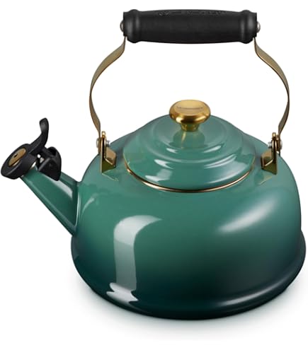 LE CREUSET ルクルーゼ ハロケトル　Halo Teakettle Amazon.com: Le Creuset Enamel-on-Steel Halo 1-1/2-Quart