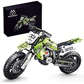 Mesiondy Pink Motorcycle Toy Building Blocks Set,Stem Bricks Sets,Toys Build A Model Motorcycle, (476 Pieces) for Boys Girls