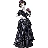 Pacific Giftware Day of The Dead Skeleton Black Dress Bride Resin Figurine