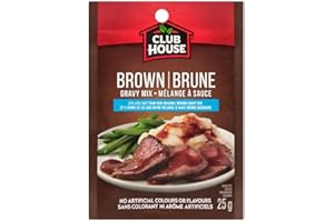 Club House Brown Gravy Mix, No Artificial Colours or Flavours, No MSG Added, 25% Less Salt, Perfect for Holiday Roast, Meatlo