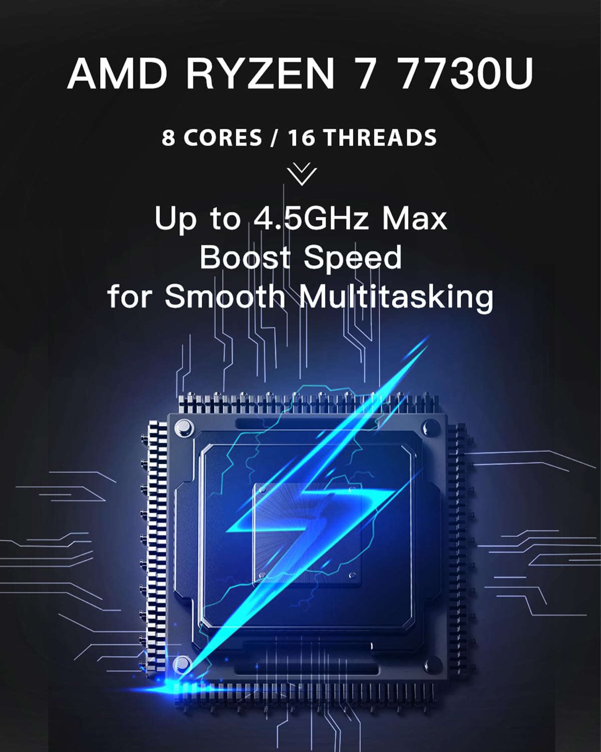 Computadora portátil con pantalla táctil Dell Inspiron-15 3535: Full HD de 15,6" • Ryzen 7 7730U (hasta 4,5 GHz) • Cámara web HD • Win 11 PRO para uso personal o trabajo empresarial con paquete Redragon (16 GB de RAM, 1 TB SSD)