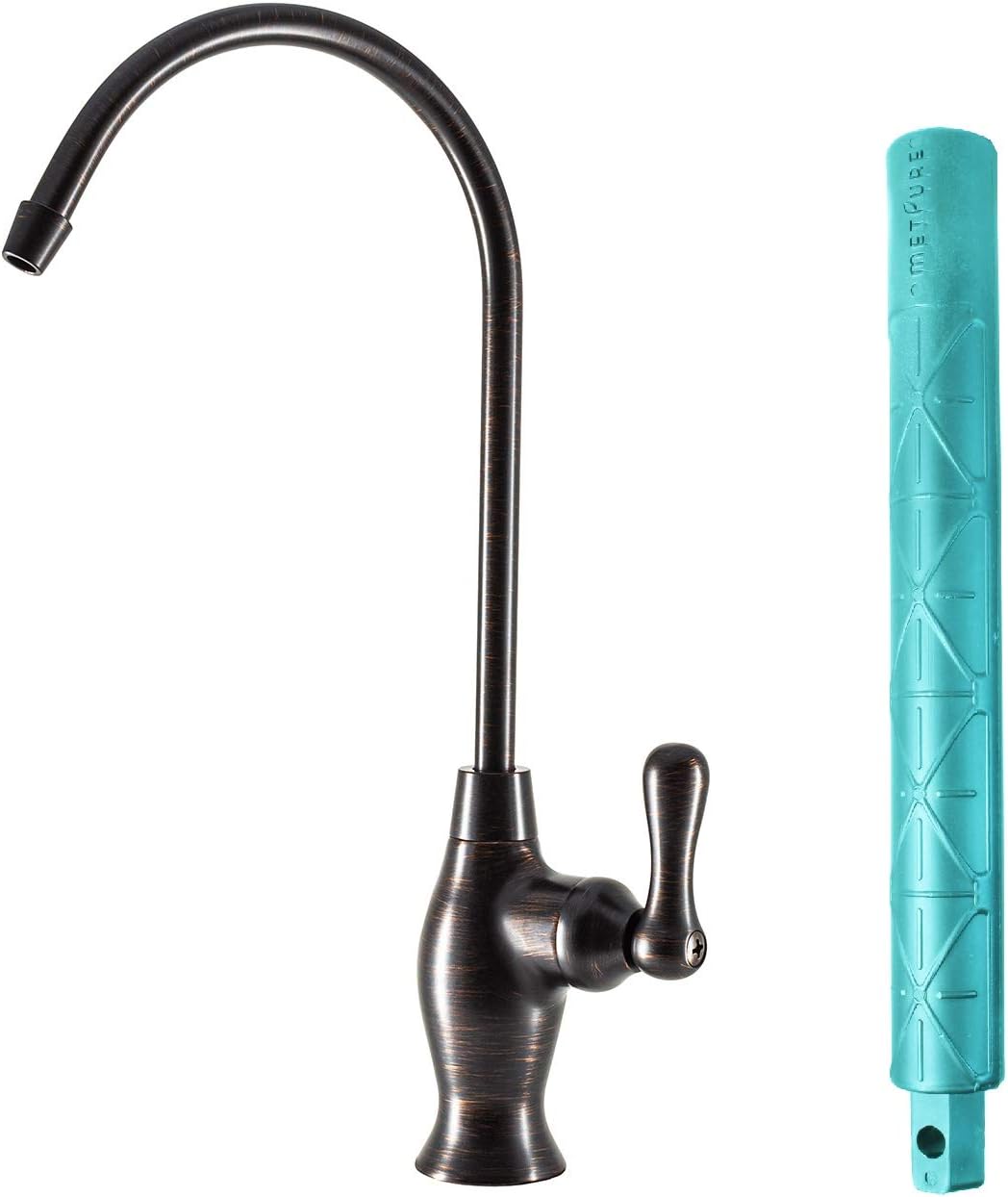 Metpure Reverse Osmosis Dinking Water Non Air Gap RO Faucet Filtration System Water Dispenser Spout (Venetian Bronze) With Drinking Water Faucet Wrench RO-FW148 - - 