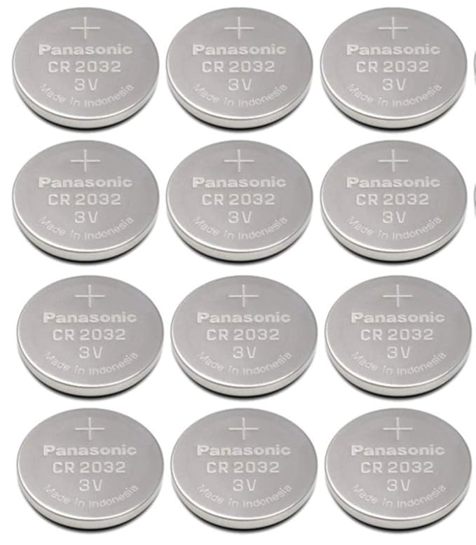Panasonic Panasonic Cr2032 3V Lithium Coin Cell Battery Amazon.co.uk