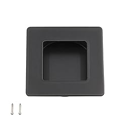 homdiy Sliding Closet Door Handle Black Flush