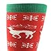 Gmark Novelty Funky Cute Cartoon Socks, Women's Soft Winter Warm Heavily Brushed Lined Socks Christmas Colorful Cool Present Funny Gift Ideas Elk Snow And Love
