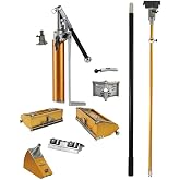 TapeTech Full Drywall Finishing Set with 10" &amp; 12" Flat Boxes, Angle Head, Angle Box, Corner Roller, Pump &amp; Handles