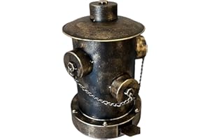 Trash Can, with Vintage Industrial Design, 28×40cm, Fire Hydrant Trash Can, Sealed Garbage Bin, Sealed Odor-Control Lid, for 