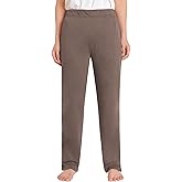 Weintee Women's Petite Knit Pants with Pockets