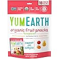 YumEarth Organic Tropical Fruit Snacks, 10 Snack Pouches Per Pack, 6.2 Ounce (Pack of 12)