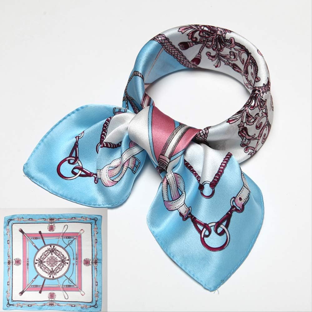 Silk small square scarf ladies spring wild silk scarf Korean
