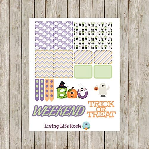 Halloween Theme Planner Stickers