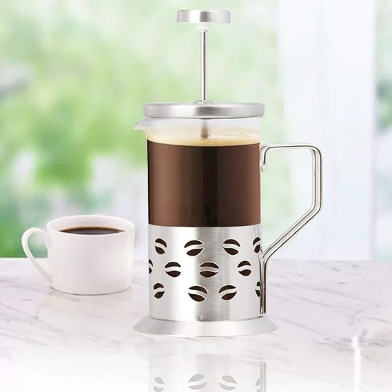Stainless Steel French Press Coffee Maker Travel Size Coffee Press with Steel
