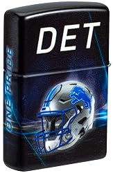 Zippo NFL Detroit Lions 540 Matte Pocket Lighter