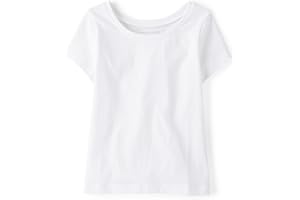 The Children's Place Girls' Basic Short Sleeve Layering Tee