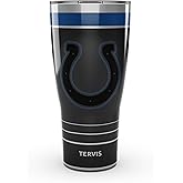 Tervis Traveler NFL Indianapolis Colts - Night Game Triple Insulated Tumbler Travel Cup Keeps Drinks Cold & Hot, 30oz, Stainless Steel