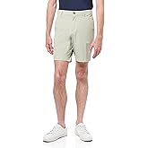 Perry Ellis Mens 8" Solid Tech Shorts with Four Pockets, Regular Fit, Performance Stretch, Moisture-Wicking & Lightweight
