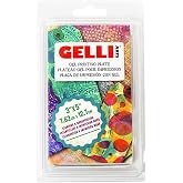 Gelli Arts Printing Plates, Gel Art Printing Plates, Gel Plate Assortment, Renewable Rectangular Printing Surface 3x5 Inch