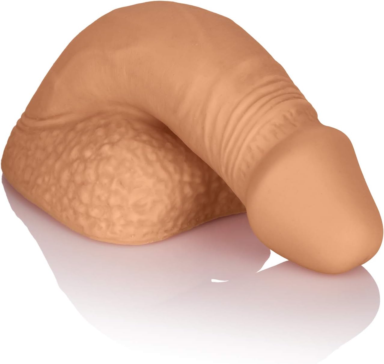 CALEXOTICS - 5 inch Silicone Packing Penis, Caramel - Image 3