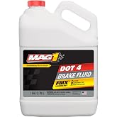 MAG 1 DOT 4 Brake Fluid | 1 Gallon | High-Temperature Hydraulic Brake Fluid | FMVSS No. 116 DOT 4 Performance | Brake &amp; Clutch System Protection