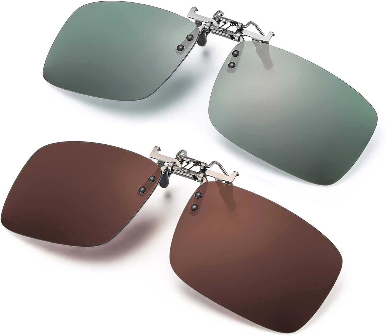 ELIVWR Clip Rectangle Solaire, Clip de Clip Sur Les de Prescription Homme