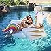 GoFloats Giant Inflatable Unicorn Pool Float Raft of Awesomeness, Premium Quality and Largest Size (for Adults and Kids)