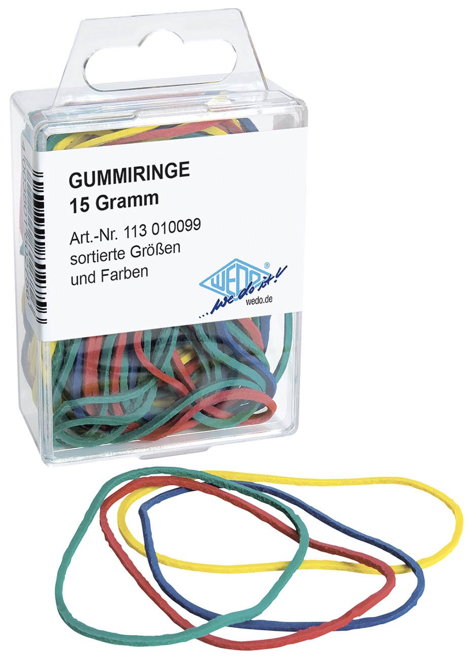 Wedo Rubber Band - Assorted (Pack of 80)