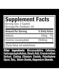 Muscletech Serie Essential 100% Creatine 2500 Suplemento, 120 count