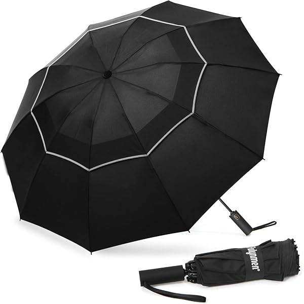 Amazon.com: Senz Umbrellas XXL, Pure Black, One Size