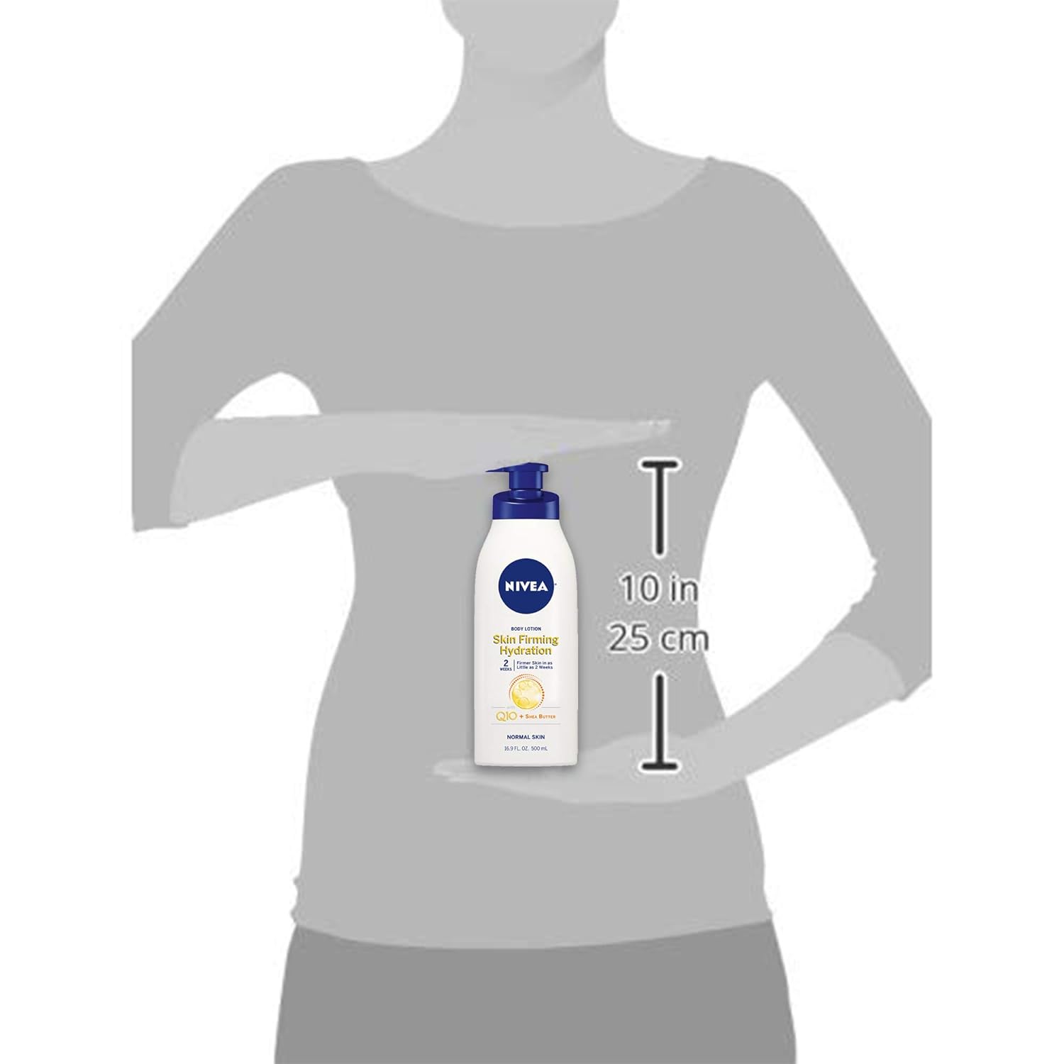NIVEA Skin Firming Hydrating Body Lotion, 16.9 Fl. Oz (Pack of 3) : Beauty