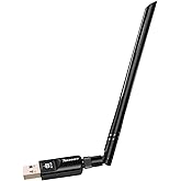 WiFi Adapter 1200Mbps Techkey USB 3.0 WiFi Dongle 802.11 ac Wireless Network Adapter with Dual Band 2.42GHz/300Mbps 5.8GHz/86