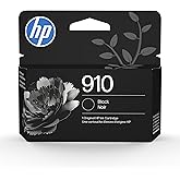 Original HP 910 Black Ink Cartridge | Works with HP OfficeJet 8010, 8020 Series, HP OfficeJet Pro 8020, 8030 Series | Eligibl