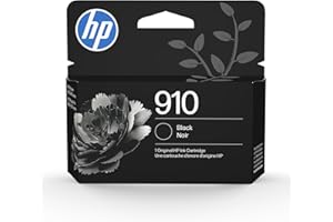 Original HP 910 Black Ink Cartridge | Works with HP OfficeJet 8010, 8020 Series, HP OfficeJet Pro 8020, 8030 Series | Eligibl