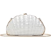 Aldo Women's Sheshell Clutch, Other White