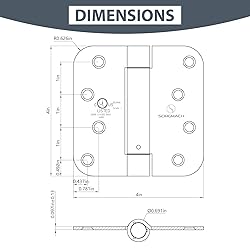 Self Closing Hinge Satin Brass Auto Close Hardware