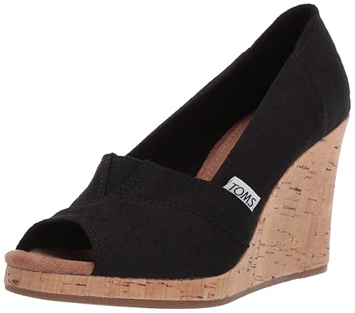 toms classic wedge black