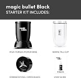 NutriBullet Magic Bullet Starter Kit Black 4-Piece All-in-One Blender view 2