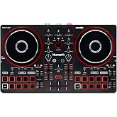 Numark Party Mix III Beginner Bluetooth DJ Controller wiht Lights, Black | Beginner DJ Lessons, Serato DJ Lite &amp; djay Included, Bluetooth &amp; USB-C Connectivity, Real-Time Stems