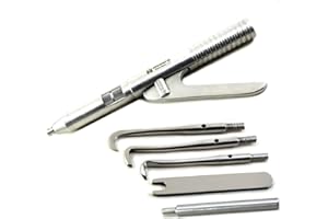 MEDSPO Professional Dental Crown Remover | Surgical Orthodontics Instruments | Crown Removal Automatic with Attachments | Dentist Dental Restorations (Crown Removal Gun)
