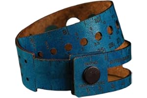 7-in-1 Leather Wrist Ruler & Stitch Counter - Multifunctional Measuring Bracelet Tool for Knitting & Crochet, with Metric/Inc